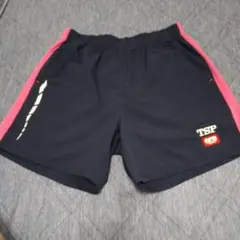 TSP ショートパンツ Lサイズ ネイビー/ピンク IJTAロゴ付き