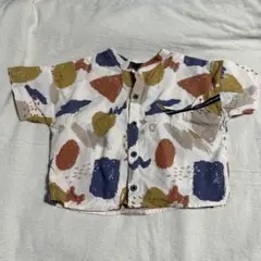 マニーナ　90cm 派手柄シャツ　落書き