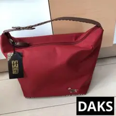 【DAKS】ダックス✳︎かわいいチェック柄ゴルフカートバッグ✳︎新品未使用タグ付き