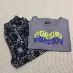 マーキーズTシャツとBREEZEバンダナ柄パンツセット