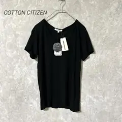 COTTON CITIZEN VネックTシャツ カットソー　ブラック　XS