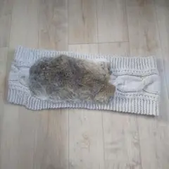 loaf リアルファー付スヌード