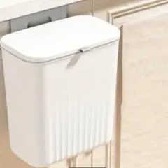 ホワイト 四角形 プラスチック ごみ箱