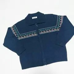 美品☆ファミリア☆ニット☆ジャケット☆カーディガン☆120☆セーター
