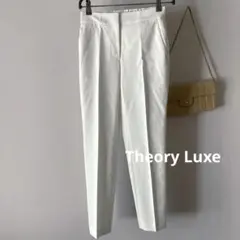 セオリーリュクス＊CAROL 2上質ストレッチコットン テーパードパンツ 4万＊