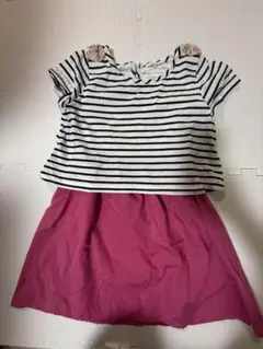 ★美品 peda＆mada 半袖ワンピース 130★