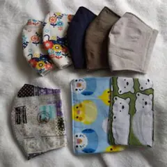 ハンドメイド 布マスク 6枚セット