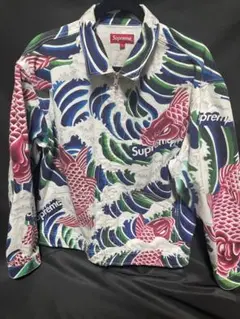 【総柄】Supreme Waves Work Jacket Multicolor Supreme Waves Work Jacket (SS20) - $228