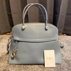 FURLA フルラ パイパー M ハンドバッグ ブルー