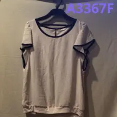 値下げ★GLACIER★フリル付き半袖シャツ★A3367F