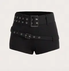 SHEIN ICON ブラックショートパンツ