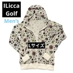 美品❣️ILicca Men’sイリッカゴルフウェア花柄フード　サイズL
