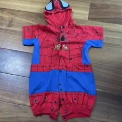 スパイダーマンロンパース 80cm
