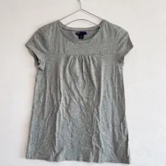 ギャップキッズGapKids フレンチスリーブカットソーTシャツ 140㎝グレー
