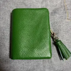 Beau’reカウレザー タッセル付き二つ折り　箱無しさらに値下げ！！