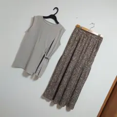 まとめ売り*コーデ売*キレイめ*花柄スカート*ノースリーブ*ママコーデ*オフィス