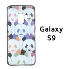 Galaxy S9ケース カラフル パンダ カバー