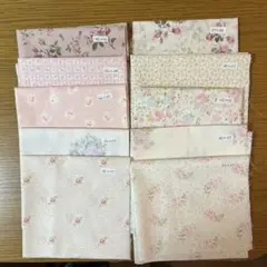 新品　花柄カットクロス10枚セット