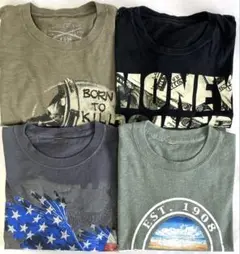 【古着アメリカTシャツ】⭐︎XLサイズ 4枚まとめ売り〈訳あり〉