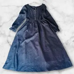 ✨美品✨AS KNOW AS PINKY ロングワンピース　ブラックフリーサイズ