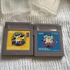 ゲームボーイ　ポケットモンスターピカチュウ　青　セット