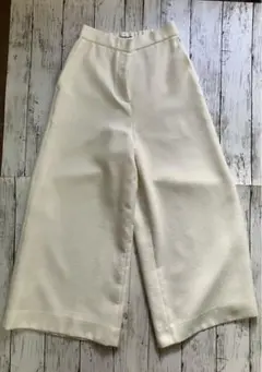STRAWBERRY FIELDS ワイドパンツ 白 サイズ1