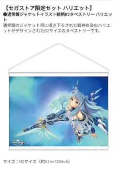 PSO2es　アフタル　等身大タペストリー　ファンタシースターオンライン2 PSO2es アフタル 等身大タペストリー ファンタシースター