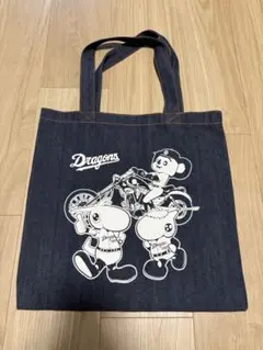非売品 中日ドラゴンズ トートバッグ デニム調