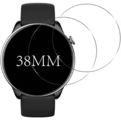 38mm 丸型　スマートウォッチ保護フィルム