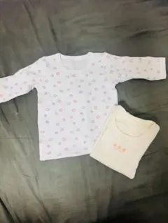 ベビー肌着とデニムパンツセット 90cm
