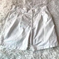 ハガー　ハーフパンツ　白　W34 海外古着