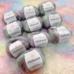 キッドモヘア♡グラデーション毛糸 10玉250 08
