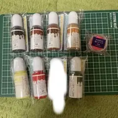隠れ工房Green Ocean レジン着色剤チョコレートカラー7種類おまけ付き