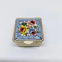 マイクロモザイク　ピルケース　ガラスモザイク