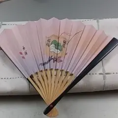 肉筆　今尾景祥　扇面　紅葉に小鳥　花鳥画　額装 肉筆 今尾景祥 扇面 紅葉に小鳥 花鳥画 額装