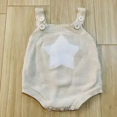ベビー服　星柄オーバーオール　サイズ70