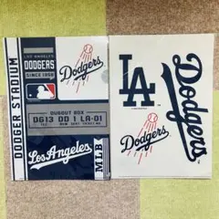 Los Angeles Dodgers クリアファイル 2枚セット