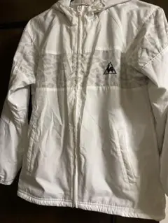 le coq sportif ホワイトナイロンジャケット