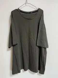 ユニクロ j+ リラックスフィットTシャツ 4XL ジルサンダー カーキ