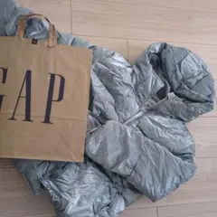 GAP KIDS シルバー ダウンコート M