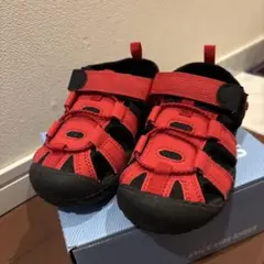 AMOJI／キッズサンダル／レッド17.0cm