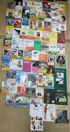 ペット関連書籍70冊&ペット用ハンドメイドアクセサリー制作用 材料パーツセット