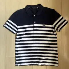 【美品】BLACK LABEL CRESTBRIDGE ボーダーポロシャツ