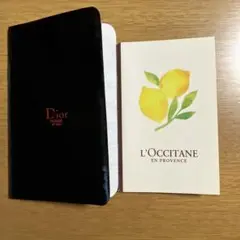 クリスチャンディオール、ロクシタン　メモノート