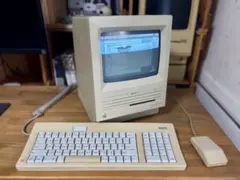 【動作品】 Macintosh SE 4MB セット ピンク軸 ＆ 黒球 希少品