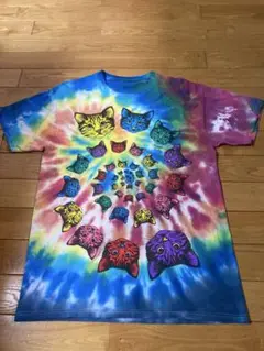 スパイラル猫　アニマルTシャツ　猫