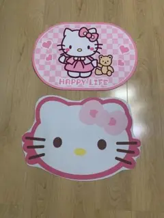 ハローキティ マット 2枚セット