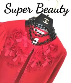 ✨新品極美品❣✨豪華❣クリスマスレッド❣限定❣✨華やかフラワーフラワーフラワー✨