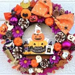 ハロウィン♡フラワーリース