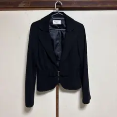 Fabulous 黒 ベルト付きテーラードジャケット